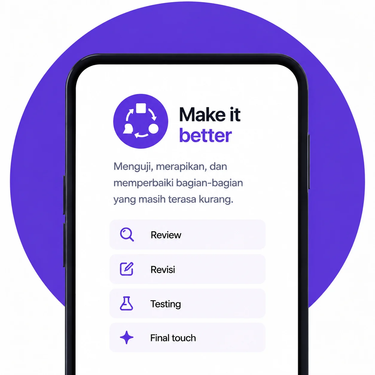 Make it better section